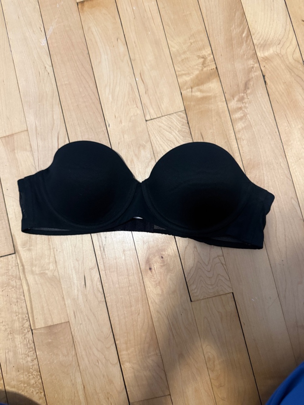 Strapless Black T-Shirt Bra - Women's Intimates